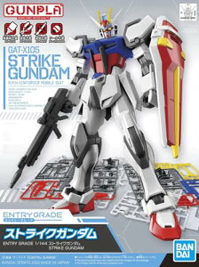 BANDAI SPIRITS(バンダイ スピリッツ) ENTRY GRADE 機動戦士ガンダムSEED ストライクガンダム 1/144スケール 色分け済みプラモデル