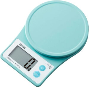 タニタ(Tanita) クッキングスケール キッチン はかり 料理 デジタル 2kg 1g単位 1秒起動 1秒計測 ブルー KJ-216 BL すぐにピタッとはかれる