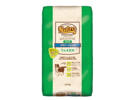 Nutro ナチュラルチョイス 中型犬~大型犬用 成犬用 ラム玄米 13.5kg ドライフード 総合栄養食 ドッグフード 犬 大容量 自然素材 香料・着色料 無添加 食物アレルギーに配慮 ニュートロ