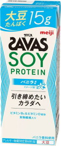 SAVAS(�U�o�X) SOY PROTEIN �o�j������ 200ml×24�{ ���� �\�C�v���e�C��