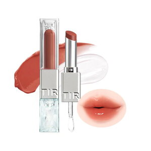 [TIRTIR] MELTING GLOW DUAL LIP [�e�B���e�B��] �����e�B���O�O���E�f���A�����b�v (02 TENDER BRICK, BALM 1.5g+PLUMPER 1.5g)