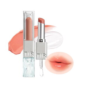 [TIRTIR] MELTING GLOW DUAL LIP [�e�B���e�B��] �����e�B���O�O���E�f���A�����b�v (01 PEACH PUMPKIN, BALM 1.5g+PLUMPER 1.5g)