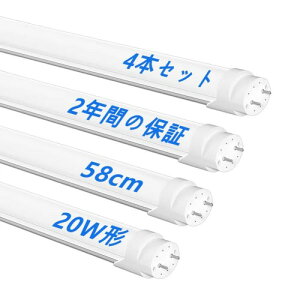 LEDu 40W` T8 120cm d F 6500K d18W G13 VƖ Px2600LM O[Hsv PLی([J[ۏؓN) ƒAwZAa@AAHAqɂɓKp (4{)
