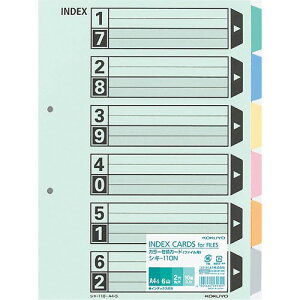 RN(KOKUYO) t@C CfbNXd؃J[h A4 6R 10g VL-110N