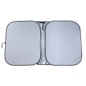 セイワ(SEIWA) サンシェード 日よけ ポップアップサンシェード Lサイズ IMP237 サイズ150cm(140cm〜150cmまで対応)×90cm フロント用 UVカット コンパクト収納 ハンドルカバー兼用収納袋付き ドライブレコーダー対応 カー用品 車中泊