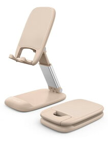 Lamicall 折り畳み 高さ調整 スマホスタンド 伸縮 : 角度 折りたたみ 携帯 アイホン すまほ スマホ 立て 置き 台 卓上 机 つくえ デスク 縦 横 滑り止め コンパクト アイフォン スマフォ アンドロイド iPhone 16 15 14 plus pro promax 13 mini 12 11 プロ マックス se Huawe