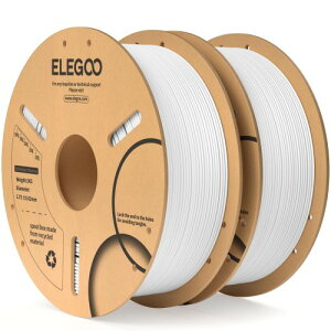 ELEGOO PLAtBg 1.75mm 3Dv^[ptBg @x±0.02mm قƂǂ3Dv^[ɑΉ (1KG/Xv[ 2.2 lbs) F*2