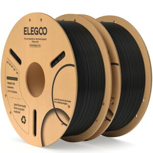 ELEGOO PLAtBg 1.75mm 3Dv^[ptBg @x±0.02mm قƂǂ3Dv^[ɑΉ (1KG/Xv[ 2.2 lbs) F*2