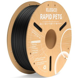 ELEGOO  PETG tBg 1.75mm F x600mm/sΉ\ RAPID PETG tBg 3D v^[ptBg @x±0.02mm قƂǂFDMv^[ɑΉ (1KG/Xv[ 2.2 lbs)