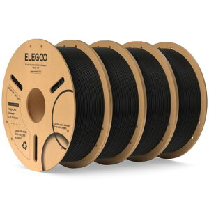 ELEGOO PLAtBg 1.75mm 3Dv^[ptBg @x±0.02mm قƂǂ3Dv^[ɑΉ (1KG/Xv[) F*4