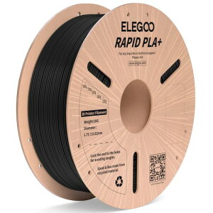 ELEGOO  PLA vX RAPID PLA+ tBg 1.75mm PLAtBg 1.75mm 3D v^[ptBg @x±0.02mm x30-600mm/sΉ قƂǂFDMv^[ɑΉ (1KG/Xv[ 2.2 lbs) 