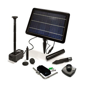 �ܓV�ɋ���! GWSOLAR �n�C�u���b�g�E�\�[���[�|���v 5W���z���p�l�� ���r�E���땬�� �Ϗܗp�B�j�b�P�����f�����~�d�r�A�t���[�d�Ŗ�5.5���ԍő�g���^�]�A5W�\�[���[�p�l���A�ڑ��P�[�u��5m 