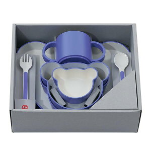 tak(�^�b�N)KIDS DISH gift box bear lucky 7 �L�b�Y�f�B�b�V�� �M�t�g�{�b�N�X �x�A ���b�L�[�Z�u�� �o�C�I���b�g�u���[ JTN-1030-VBL