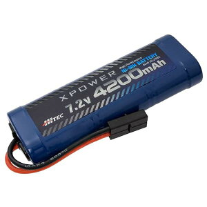 �n�C�e�b�N �G�b�N�X�p���[ XP4200-NT-B Ni-MH 7.2V 4200mAh �o�b�e���[ �j�b�P�����f �^�~���^�C�v�R�l�N�^�[ 6�Z�� ���E���h�^�C�v ��e�� �ϋv�� ���W�R�� RC �d�� �r�M�i�[ ���S�� �\�� PSE�K�� ��