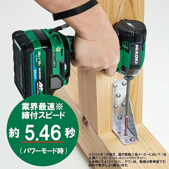 楽天市場】HiKOKI(ハイコーキ) 36V 充電式 インパクトドライバ 