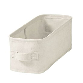 無印良品 ソフトボックス 幅13×奥行37×高さ12cm ポリエステル麻 浅型 ハーフ 12403548