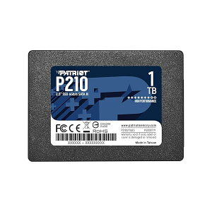 Patriot Memory P210 1TB SATA3 �����^SSD 6Gb/s 2.5�C���` 7mm P210S1TB25