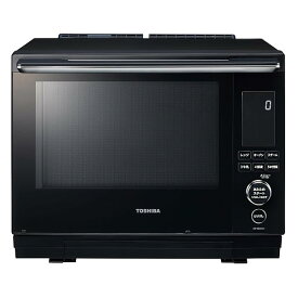 東芝 (TOSHIBA) オーブンレンジ 電子レンジ フラットテーブル microwave 簡単操作 石窯ドーム 30L ER-YD3000(K)