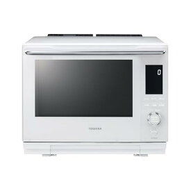 TOSHIBA(東芝) スチームオーブンレンジ 石窯ドーム 30L ER-YD3000(W) グランホワイト 2段調理 300℃ おまかせ焼き フラットテーブル 電子レンジ 簡単操作 簡単料理 時短 お手軽メニュー 簡単お手入れ