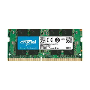 Crucial �m�[�gPC�p���݃����� 8GB(8GBx1��) DDR4 3200MT/s(PC4-25600) CL22 SODIMM 260pin CT8G4SFS832A