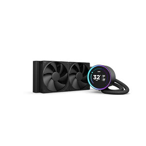 NZXT Kraken Elite 240 v2 Black �ȈՐ���CPU�N�[���[ RL-KN24E-B2 FN2380