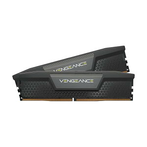 CORSAIR DDR5-6400MHz �f�X�N�g�b�vPC�p������ VENGEANCE DDR5�V���[�Y Intel XMP ������ (PC5-51200) 64GB �u���b�N [32GB×2��] CMK64GX5M2B6400C32
