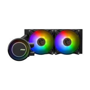 MSI ����N�[���[ MAG CORELIQUID E240 �yLGA1700/AM5�Ή��z240mm���W�G�[�^�[����270�x��]���S �É� ARGB FDB�t�@������ FN1963