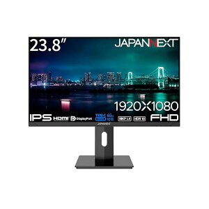 JAPANNEXT 23.8�C���` ���j�^�[ �t��HD 1920x1080�𑜓x IPS �f�B�X�v���C (HDMI/USB-C ���d (65W) / DisplayPort/�X�s�[�J�[����/��������/��](�s�{�b�g)�@�\/�u���[���C�g�J�b�g) JN-