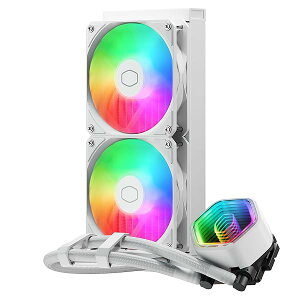 Cooler Master MASTERLIQUID 240 Core II White 240mm �ȈՐ���CPU�N�[���[ �z���C�g MLW-D24M-A18PA-RW FN2430