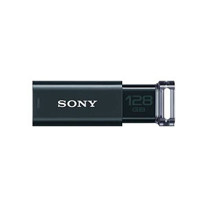 �\�j�[ USB������ USB3.1 128GB �u���b�N �L���b�v���X USM128GUB [�������K�i]