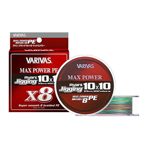 VARIVAS(�o���o�X) PE���C�� �A�o�j �W�M���O10×10 �}�b�N�X�p���[PE X8 300m 1�� 20.2lb 8�{ 10�F