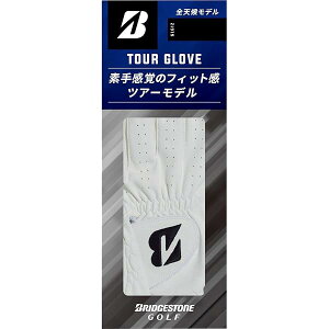 BRIDGESTONE(�u���a�X�g��) �S���t�O���[�u TOUR GLOVE GLG12 �����Y �z���C�g 24cm
