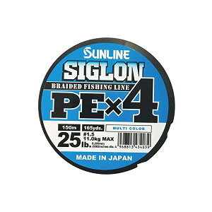 �T�����C��(SUNLINE) ���C�� �V�O���� PEx4 150m 5�F 1.5�� 25LB J