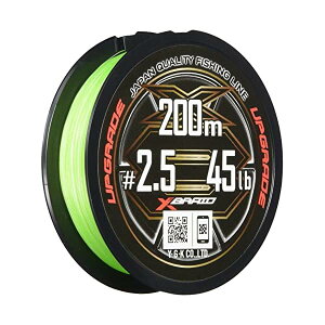 GbNXuCh(X-Braid) AbvO[h X8 200m 2.5 45lb O[ 1m15cmzCg}[N