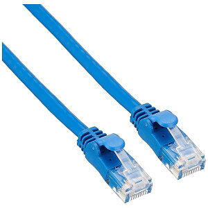 �G���R�� LAN�P�[�u�� CAT6A 5m �ܐ܂�h�~�R�l�N�^ ���炩 �u���[ LD-GPAYC/BU5