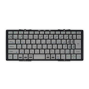 Mobo ���{(Mobo) �L�[�{�[�h 2 MOBOKeyboard 2 Bluetooth 5.1 ���{��z�� USB-C �܂肽���݌^ ��p�P�[�X���X�^���h �t�� �u���b�N/�O���[ AM-K2TF83J/BKG