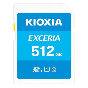 KIOXIA(�L�I�N�V�A)�y���{���zSD�J�[�h 512GB SDXC UHS-I Class10 �Ǐo���x100MB/s �������K�i ���[�J�[5�N KLNEA512G