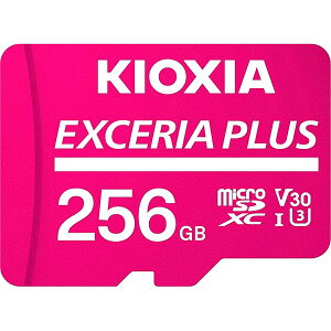 KIOXIA(�L�I�N�V�A) �����Ń����� microSD 256GB EXCERIA PLUS UHS-I U3 V30 Class10 Nintendo Switch����m�F�� microSDXC �ő�Ǐo100MB/s �ő发��85MB/s 4K