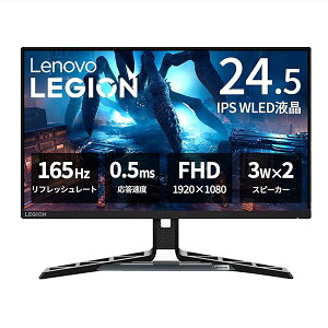 Lenovo R25i-30 ���j�^�[ (24.5�C���` IPS WLED�t�� FHD 165Hz 0.5ms ����� �`���g�Ή� VESA) �u���b�N 67B7GACBJP