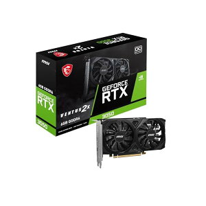 MSI GeForce RTX 3050 VENTUS 2X E 6G OC �O���t�B�b�N�X�J�[�h VD8926