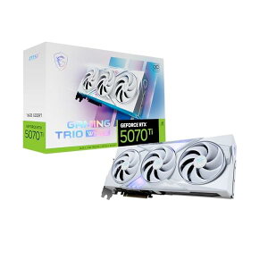 MSI GeForce RTX 5070 Ti 16G GAMING TRIO OC WHITE �O���t�B�b�N�X�{�[�h VD9040