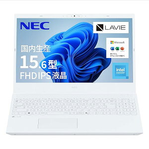 NEC LAVIE �������Y �m�[�g�p�\�R�� 25�� N15 15.6 �^ �C���e��R U300 ������8GB SSD256GB MS Office 2024���� Windows11 �o�b�e���[�쓮12.5���� �d��2.1kg �p�[���z���C�g