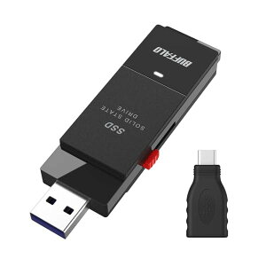 �o�b�t�@���[ SSD �O�t�� 500GB USB3.2 Gen2 �Ǎ����x600MB/�b PS5/PS4���[�J�[����m�F�� �R���p�N�g ���^ Type-C�A�_�v�^�[�t�� �u���b�N �y iPhone 17 / 17 pro ����m�F�ς� �z SSD-S