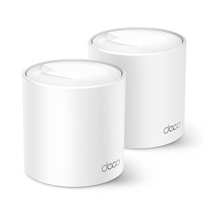 TP-Link WiFi ����LAN���[�^�[ Wi-Fi6 2402 + 574 Mbps HE160 ���b�V��Wi-Fi�V�X�e�� Matter �Ή� 3�N Deco X50/A 2���j�b�g