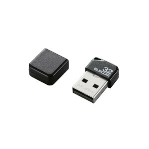 �G���R�� USB������ 32GB USB2.0 ���^ �X�g���b�v�z�[�� �L���b�v�t�� �u���b�N MF-SU2B32GBK