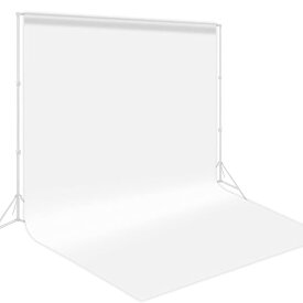 FotoFoto 背景布 白布 3m x 6m 撮影 布 白 厚地 背景 布 白 大きい 透けにくい 白い背景 背景シート 無地 反射面と無反射面があり 白い布 バックペーパー シワが出来やすくない スクリーンシート プロ ホール対応 バック紙 洗濯