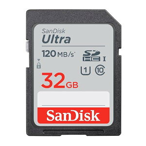 【 サンディスク 正規品 】 SDカード 32GB SDHC Class10 UHS-I 読取り最大120MB/s SanDisk Ultra SDSDUN4-032G-GHJNN 簡易デザインパッケージ メーカー10年