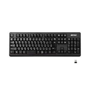 obt@[ BUFFALO CX  tL[{[h ϋv dr [g e[N ɂfUC ȒPڑ ST|[g BSKBW125BK