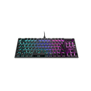 ROCCAT Vulcan TKL �R���p�N�g���J�j�J�� RGB USB �Q�[�~���O�L�[�{�[�h JP ���{��z�񃂃f�� �É� ���j�A(�Ԏ�����) �e���L�[���X �������K�i �h�C�c�f�U�C�� ROC-12-285