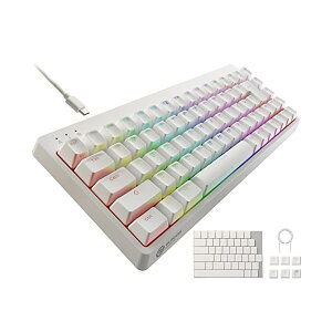GR Q[~OL[{[h V-custom VK300S L RGB eL[X 65%TCY JjJ lINb`L[Lbv ⎲ Xs[hjA USB|[g zCg TK-VK300SWH